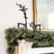 Elegant Black Deer Christmas Tree Topper Figurine for Holiday Decor & Year Round Home Accent