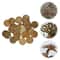 Natural Coconut Shell Aquarium Decor Discs For Fish Tank Ornaments Crafts 0