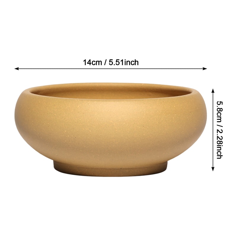 Red Stoneware Succulent Planter Pot With Drainage Hole For Indoor Outdoor Plants 3