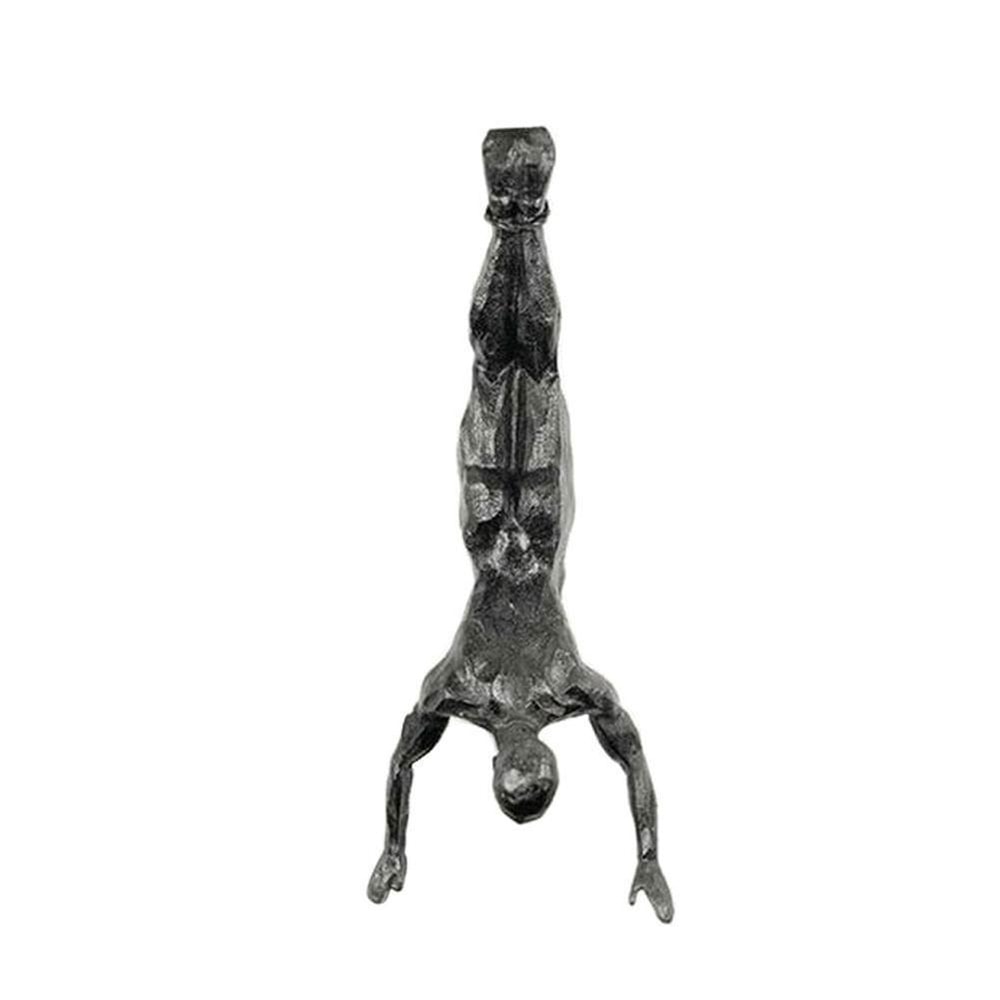 Modern rock climber wall decor resin sculpture for home and office inspiration