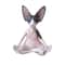 Zen Sphynx Cat Buddha Figurine Meditation Yoga Garden Decor Statue 6