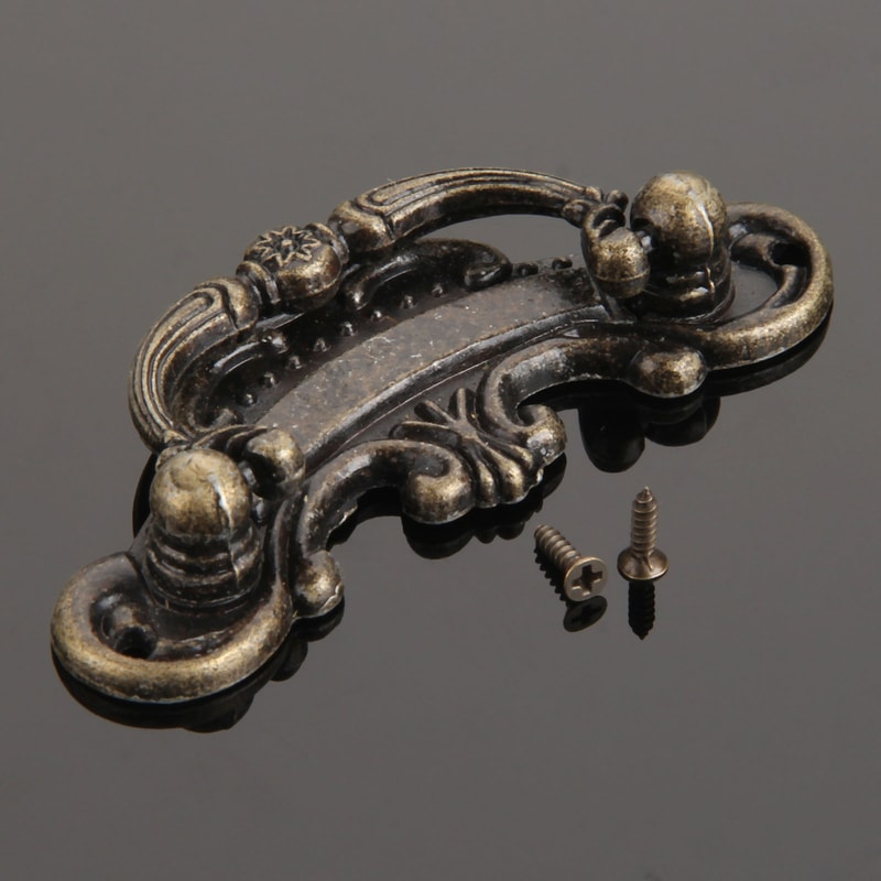 Vintage Drawer Handles Antique Cabinet Pulls Retro Furniture Hardware For Kitchen Cabinets 4