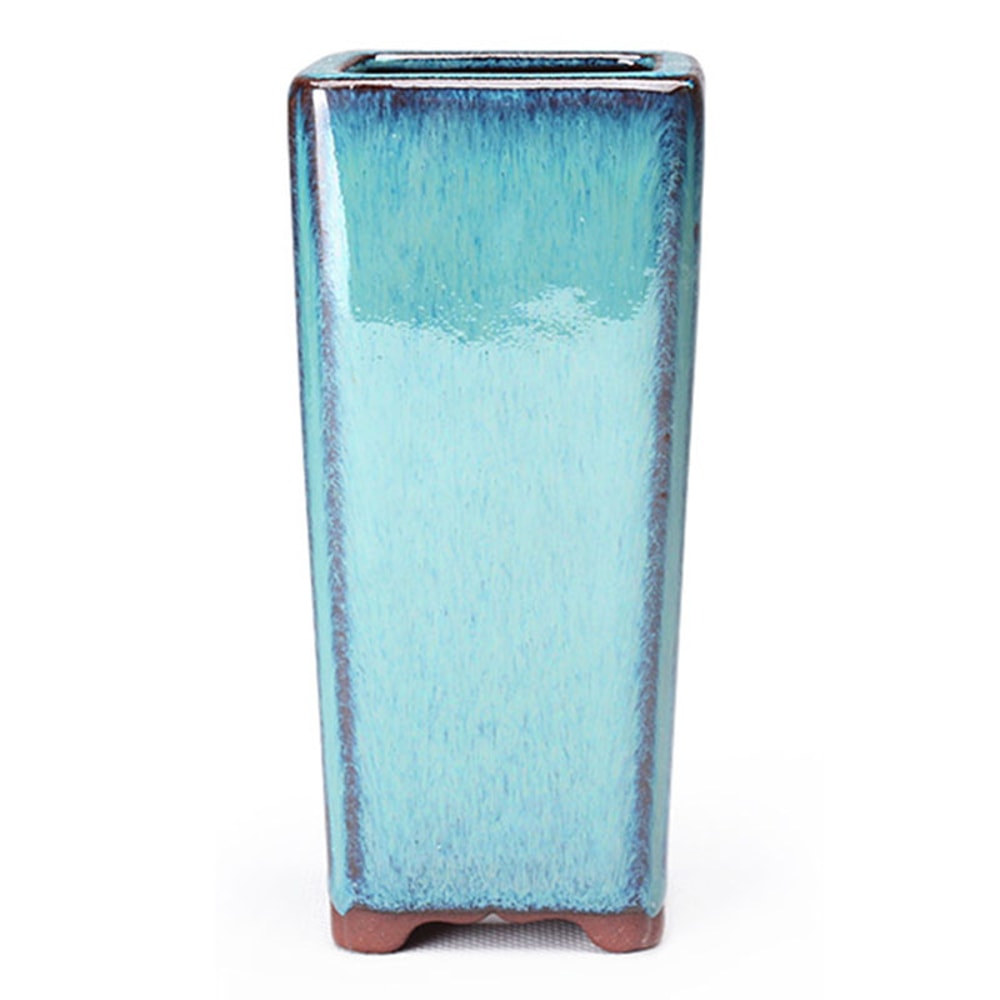 Handcrafted Ceramic Succulent Planter Tall Vase With Drainage Hole For Indoor Outdoor Decor 0