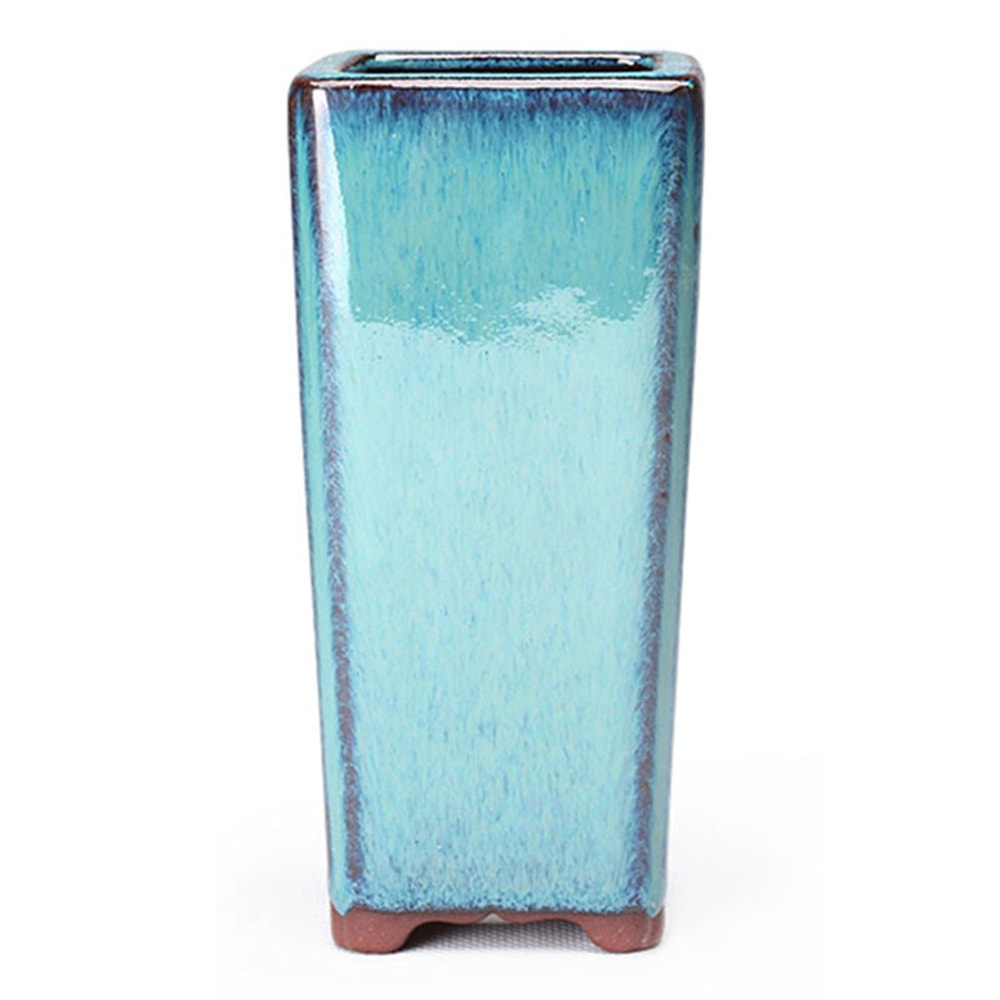 Handcrafted Ceramic Succulent Planter Tall Vase With Drainage Hole For Indoor Outdoor Decor 6