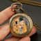 Klimt The Kiss Pocket Watch Necklace Vintage Quartz Pendant Jewelry Gift 4