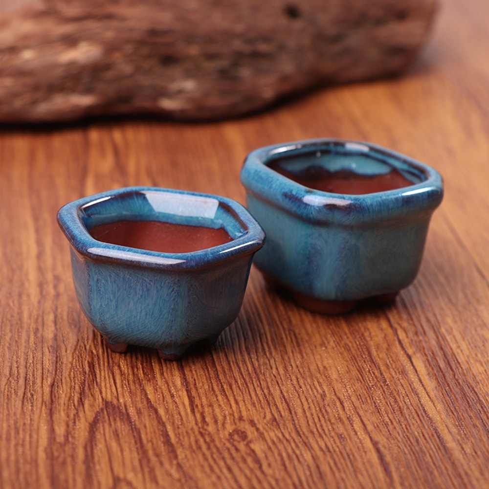 Chinese Style Mini Bonsai Planter Breathable Mini Plant Pots For Succulents Home Decor 2
