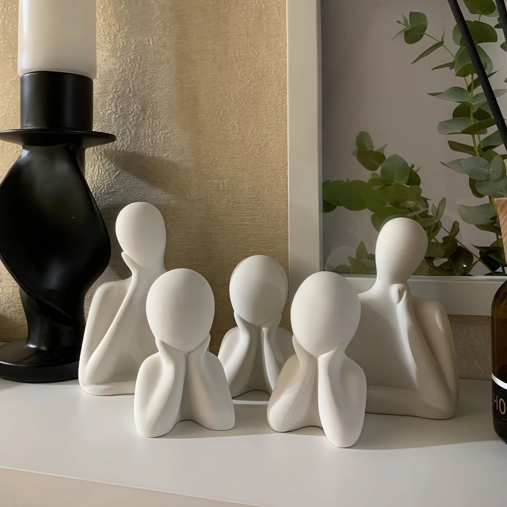 Abstract Human Figure Candle Mold Set For DIY Resin Art And Home Decor 1