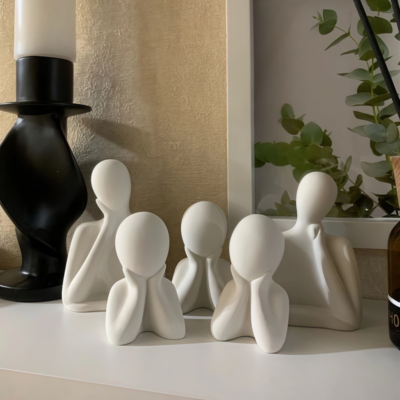 Abstract Human Figure Candle Mold Set For DIY Resin Art And Home Decor 1