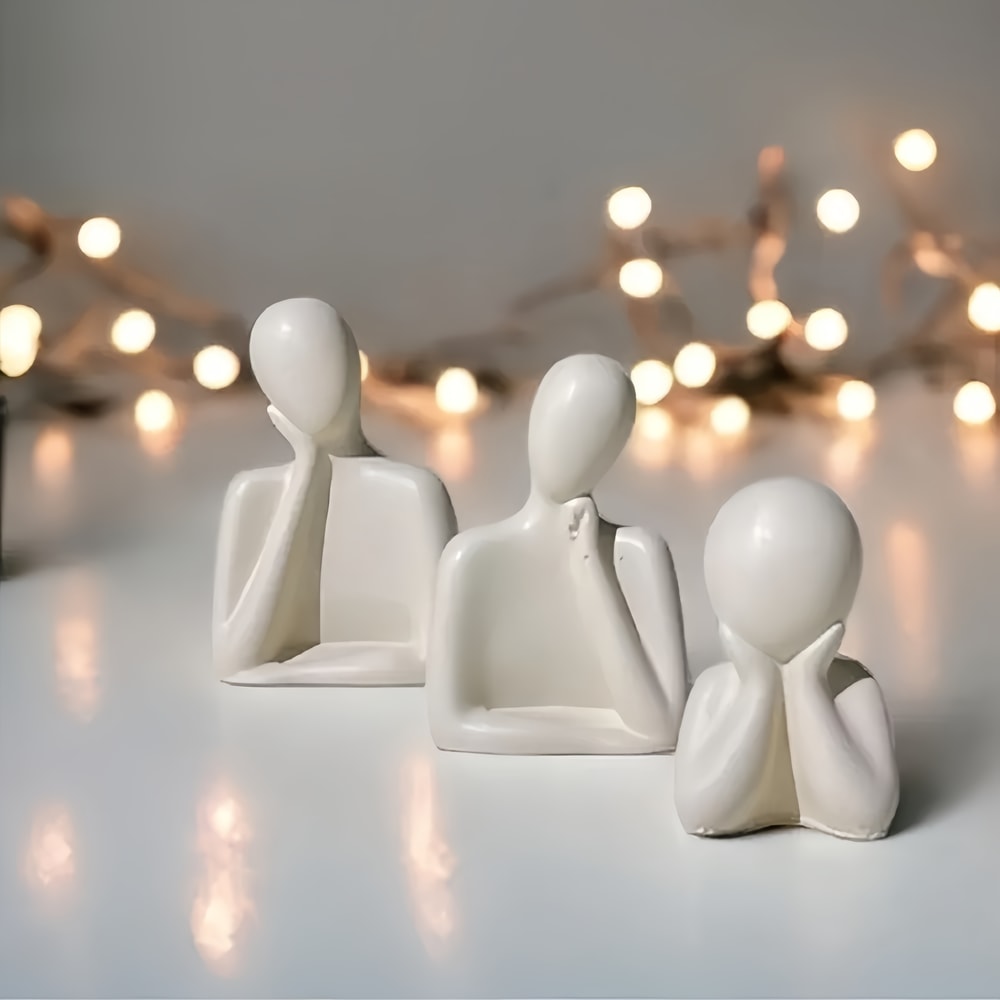 Abstract Human Figure Candle Mold Set For DIY Resin Art And Home Decor 2