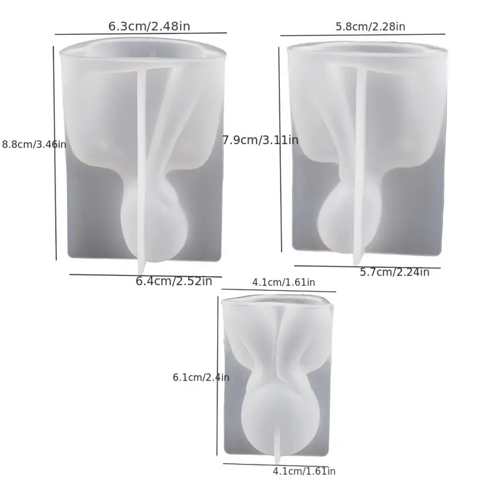 Abstract Human Figure Candle Mold Set For DIY Resin Art And Home Decor 3