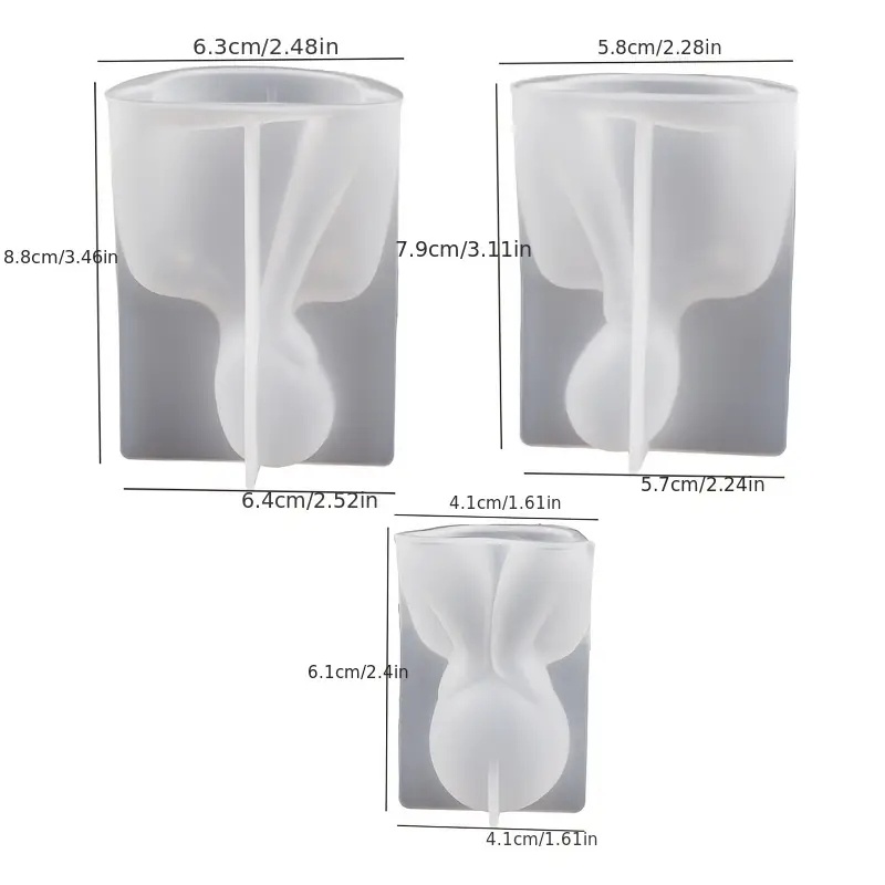 Abstract Human Figure Candle Mold Set For DIY Resin Art And Home Decor 3