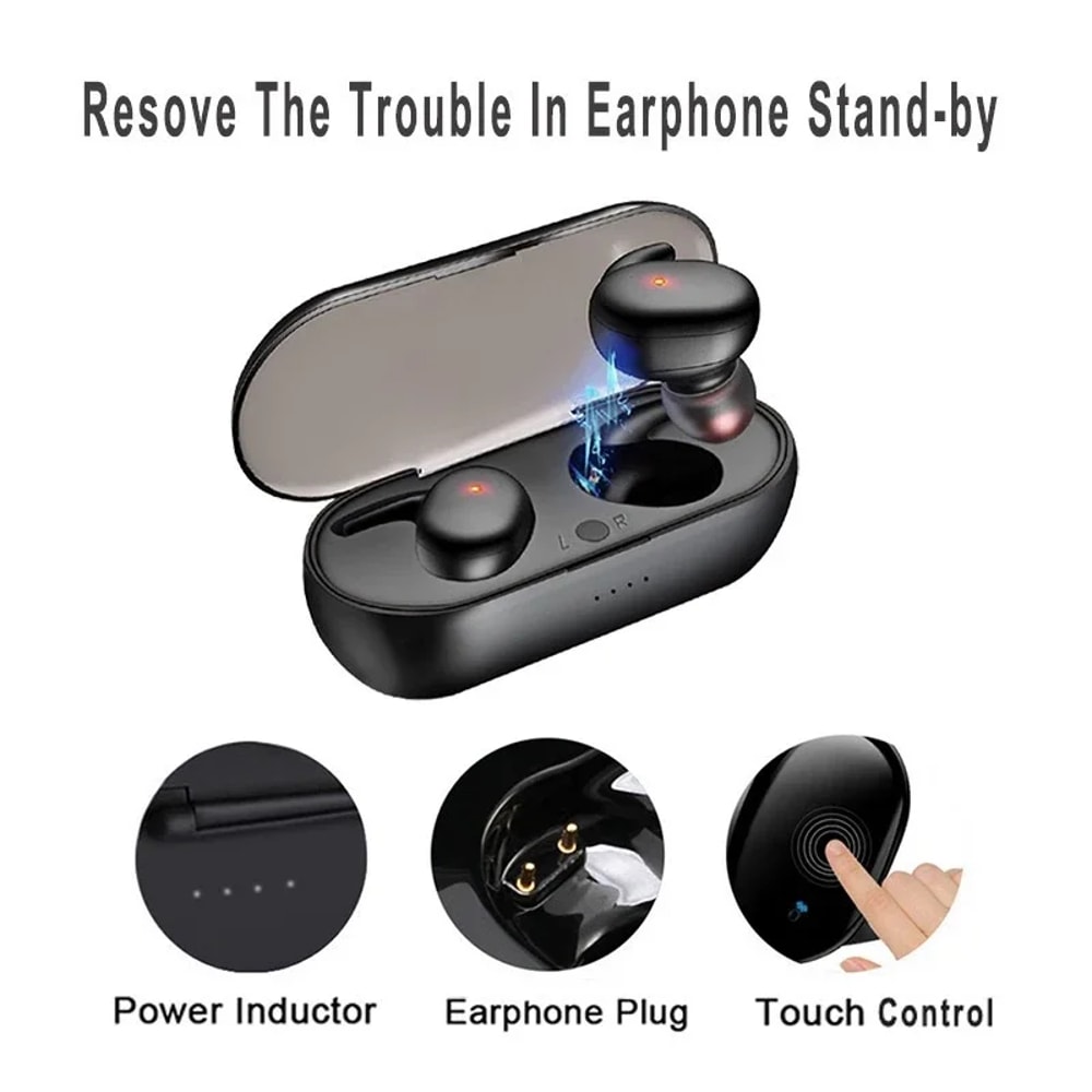 TWS Bluetooth Wireless Earbuds With Noise Reduction And Waterproof Design 3