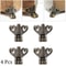 Vintage Bronze Corner Protectors For Furniture Boxes Durable Metal Corner Protectors Set With Screw 3