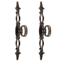 vintage antique bronze flower ring cabinet knob decorative drawer pull handle