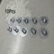 Crystal Clear Adhesive Cabinet Knobs Set Transparent Drawer Handles for Modern Furniture