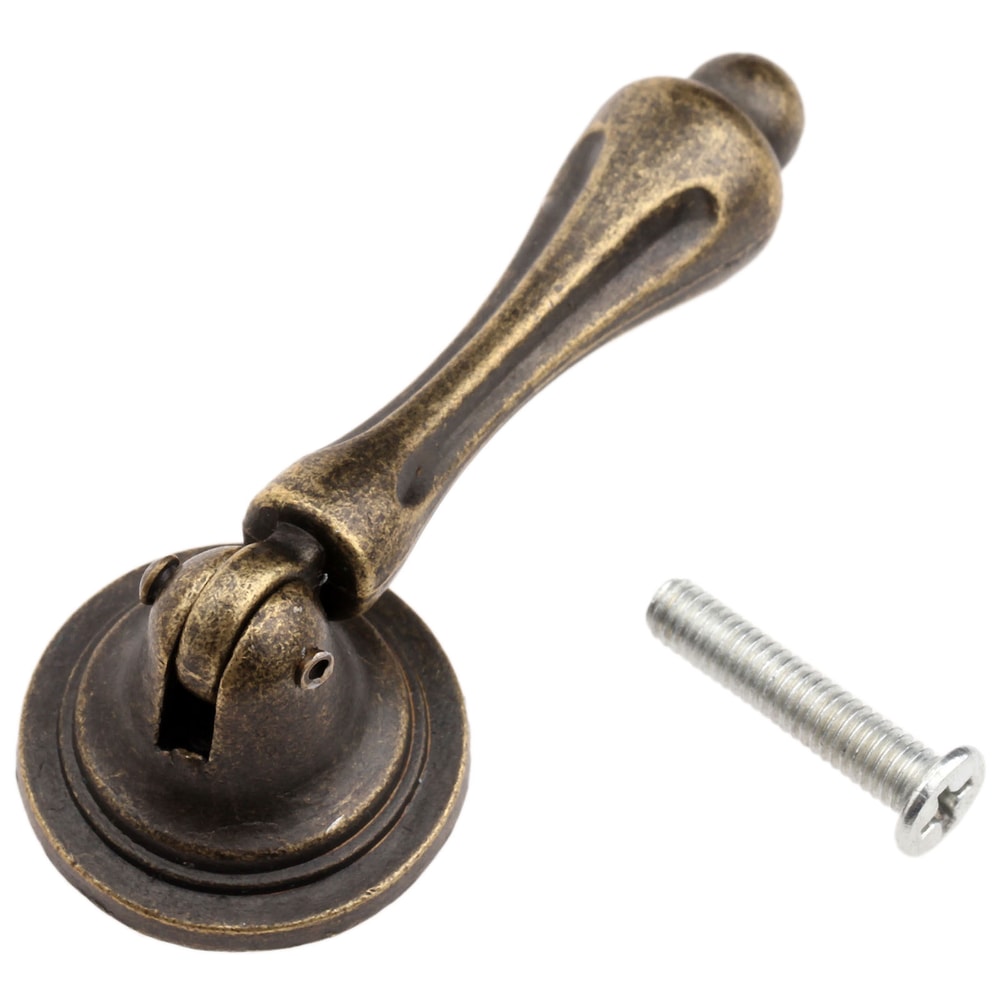 Vintage Antique Brass Cabinet Pull Handles Set For Drawers And Wardrobes 2