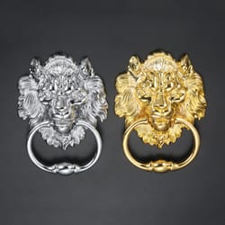 vintage lion head door knocker handle antique cabinet pull zinc alloy decor