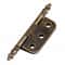 Antique Bronze Decorative Cabinet Hinges With Screws For Jewelry Boxes And Furniture 4