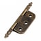 Antique Bronze Decorative Cabinet Hinges With Screws For Jewelry Boxes And Furniture 4