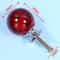 Crystal Bubble Glass Cabinet Knobs Decorative Drawer Wardrobe Handles 4
