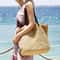 Boho Straw Beach Bag Large Capacity Woven Rattan Handbag for Summer Travel