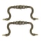 Vintage Arch Bronze Cabinet Handles Set Antique Drawer Pulls For Kitchen Cupboards Furniture 0