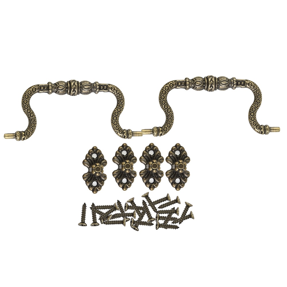 Vintage Arch Bronze Cabinet Handles Set Antique Drawer Pulls For Kitchen Cupboards Furniture 3