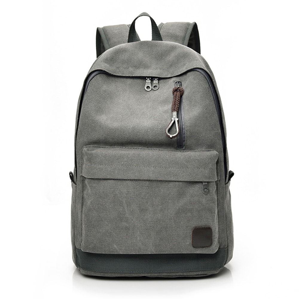 Large Capacity Canvas Backpack For Teens School Travel Laptop Bag 0