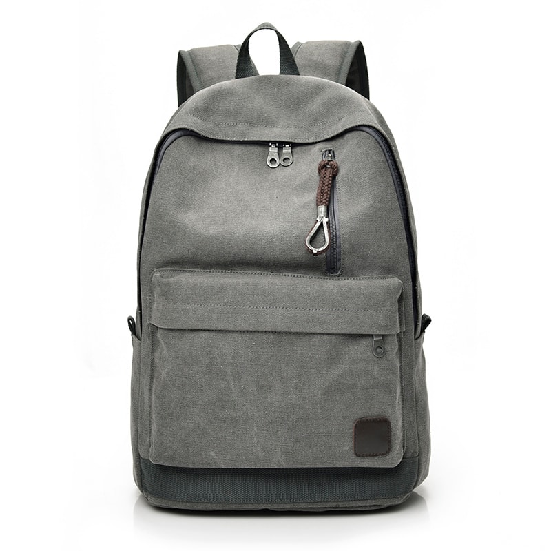 Large Capacity Canvas Backpack For Teens School Travel Laptop Bag 0