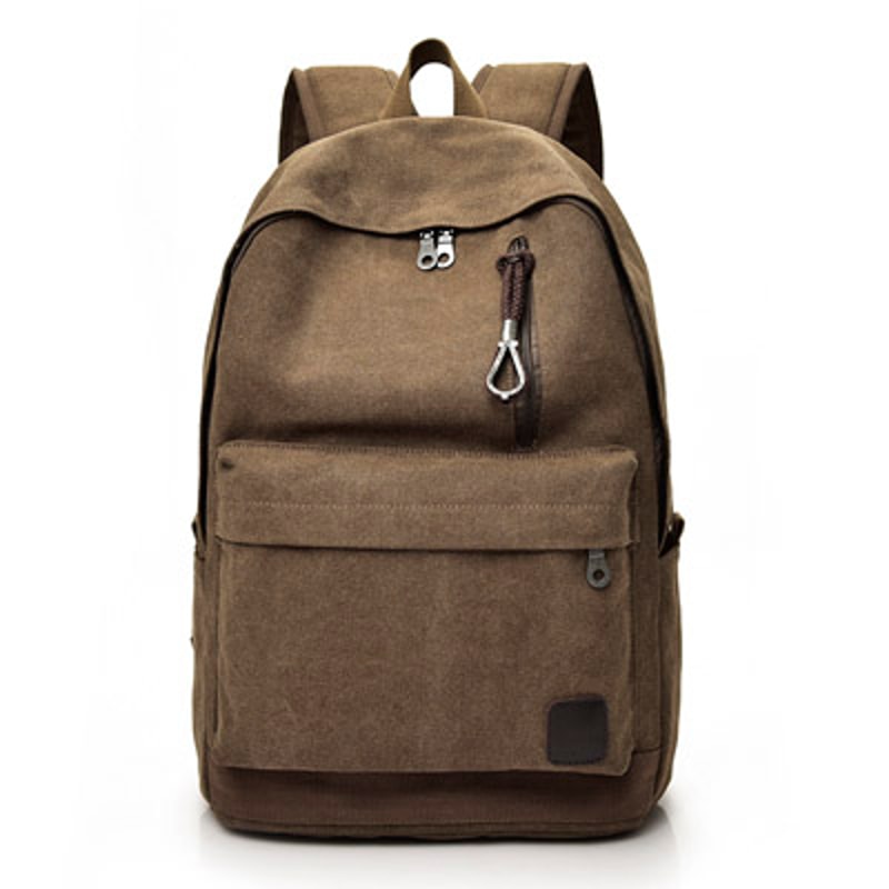 Large Capacity Canvas Backpack For Teens School Travel Laptop Bag 4