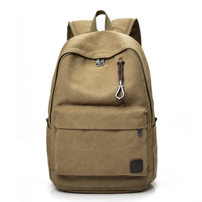 Large Capacity Canvas Backpack For Teens School Travel Laptop Bag 5