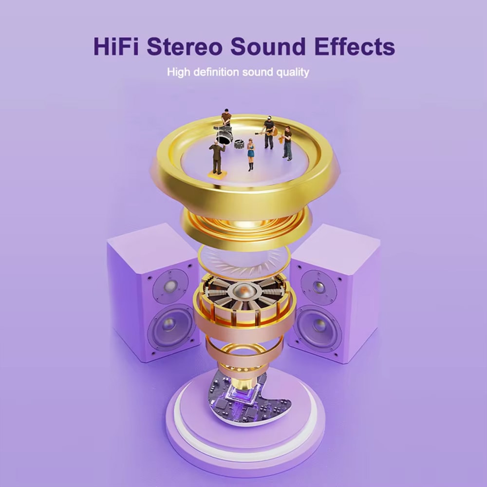 Invisible Sleep Earbuds Bluetooth Wireless Earbuds With Noise Cancelling Mic HiFi Sound 3