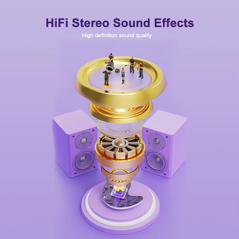 Invisible Sleep Earbuds Bluetooth Wireless Earbuds With Noise Cancelling Mic HiFi Sound 3