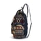 Canvas Printed Backpack for Women Teen Girls Boho Travel School Bag Denim Rucksack