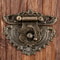 Antique Bronze Decorative Box Latch Set With Hinges For Jewelry Wooden Storage Boxes 3