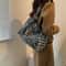 Leopard Print Large Capacity Tote Bag For Women Stylish Shoulder Handbag With Zipper Pocket 3