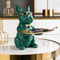 Bulldog Tray Decor Statue Multipurpose Storage Organizer For Living Room And Bedroom 4