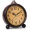 Vintage Silent Alarm Clock With Night Light Battery Operated Retro Desk Clock 0