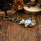 Vintage Bear Keychain Watch Cute Cartoon Pocket Clip for Bags and Backpacks