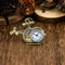 Vintage Airplane Keychain Watch Mini Clock Pendant Gift 0