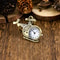 Vintage Airplane Keychain Watch Mini Clock Pendant Gift 2
