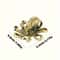 Vintage Brass Octopus Statue Retro Tea Pet Collectible Decor 2