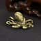 Vintage Brass Octopus Statue Retro Tea Pet Collectible Decor 5