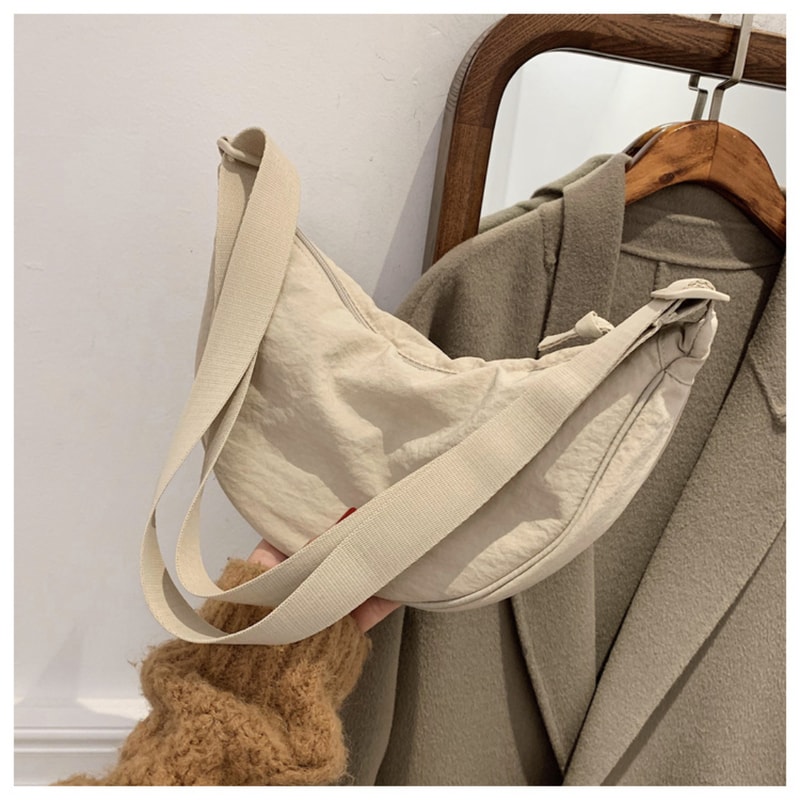 Large Capacity Nylon Hobo Bag Women Crossbody Shoulder Travel Tote 1