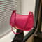 Retro PU Leather Shoulder Bag For Women Casual Underarm Hobo Handbag 8