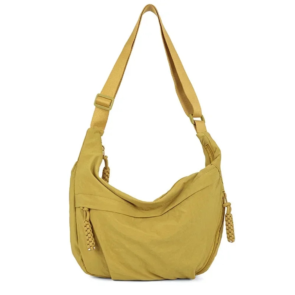 Large Capacity Soft Hobo Shoulder Bag For Women Casual Crossbody Tote 8
