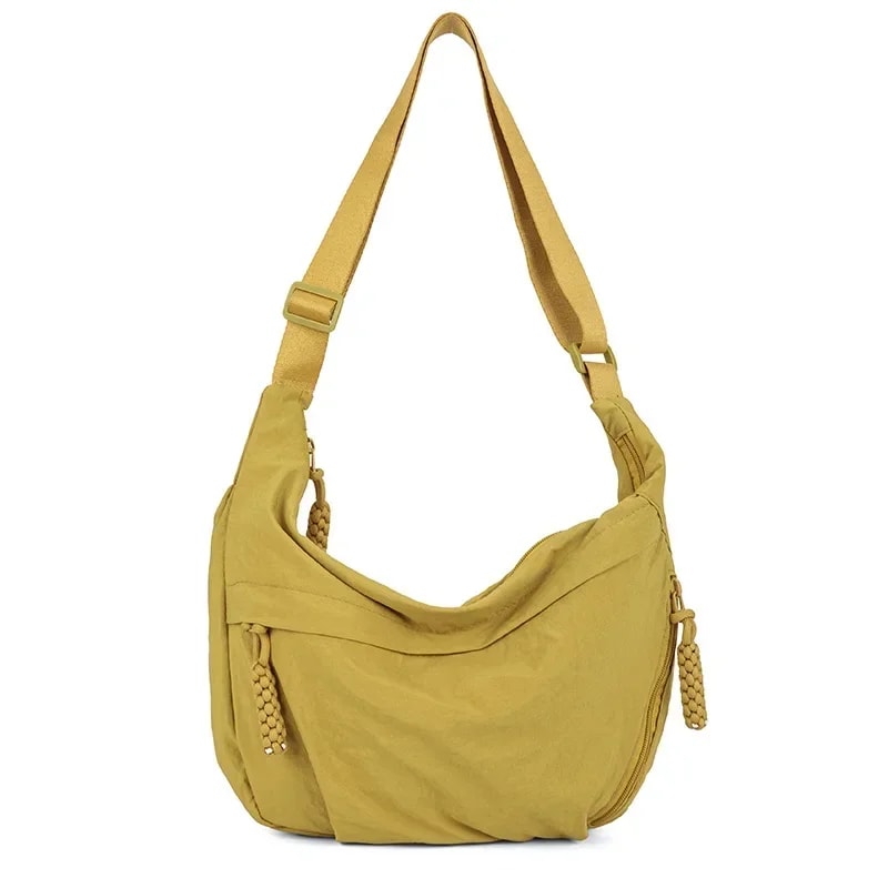 Large Capacity Soft Hobo Shoulder Bag For Women Casual Crossbody Tote 8