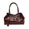 Retro PU Leather Hobo Shoulder Bag Large Capacity Work Tote for Women