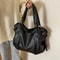 Large Capacity Soft Leather Hobo Handbag Stylish Tote Bag For Women Everyday Shoulder Purse 1