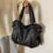 Large Capacity Soft Leather Hobo Handbag Stylish Tote Bag For Women Everyday Shoulder Purse 8